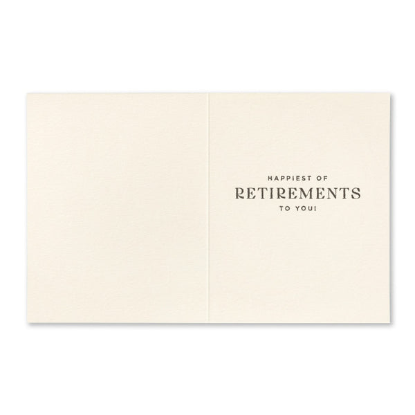 Compendium Retirement Card-You Deserve It