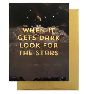 Billet Doux Sympathy/Encouragement Card-Dark Stars