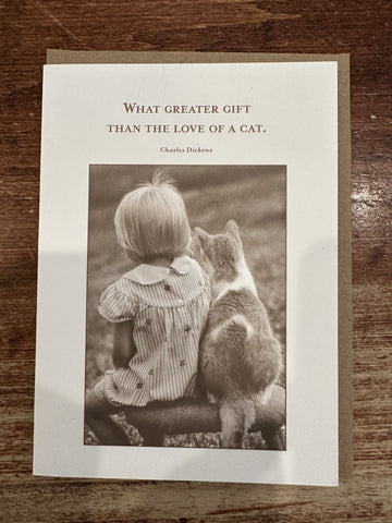 Shannon Martin Friendship Card-Love Of A Cat