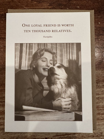 Shannon Martin Friendship Card-One Loyal Friend