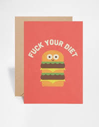 Ohh Deer Blank Card-Discounting Calories
