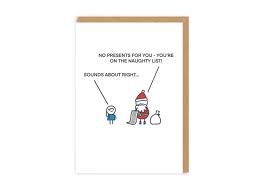 Ohh Deer Christmas Card-No Presents For You