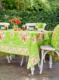 April Cornell Charming Tablecloth-Lime