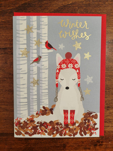 Calypso Holiday Card-Winter Fox
