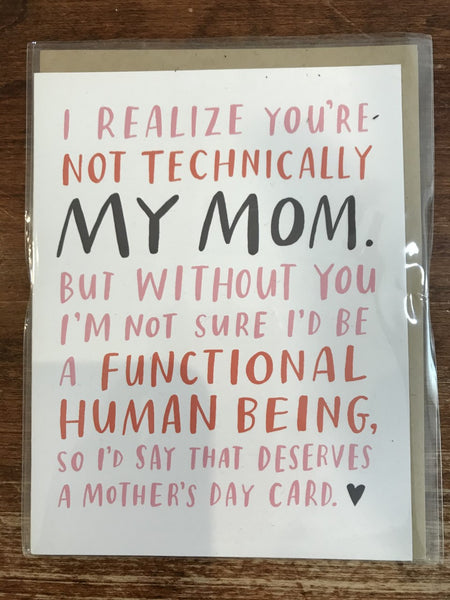 Emily McDowell Mother's Day Card-Not Technically Mom