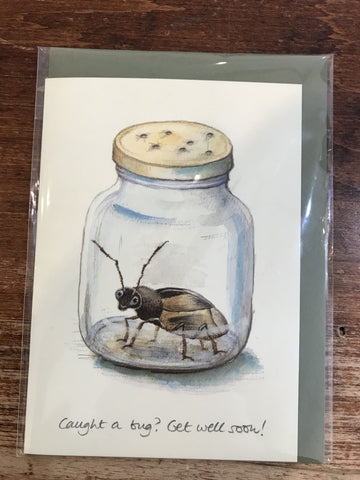 Two Bad Mice Get Well Card-Caught a Bug?