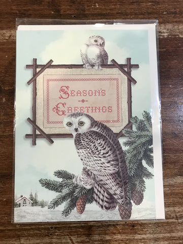 J&M Martinez Holiday Card-Owl
