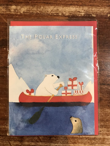 Halfpenny Postage Holiday Card-Polar Express