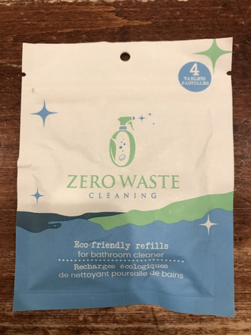0Zero Waste Cleaning Bathroom Cleaner-Set of 4 Tabs