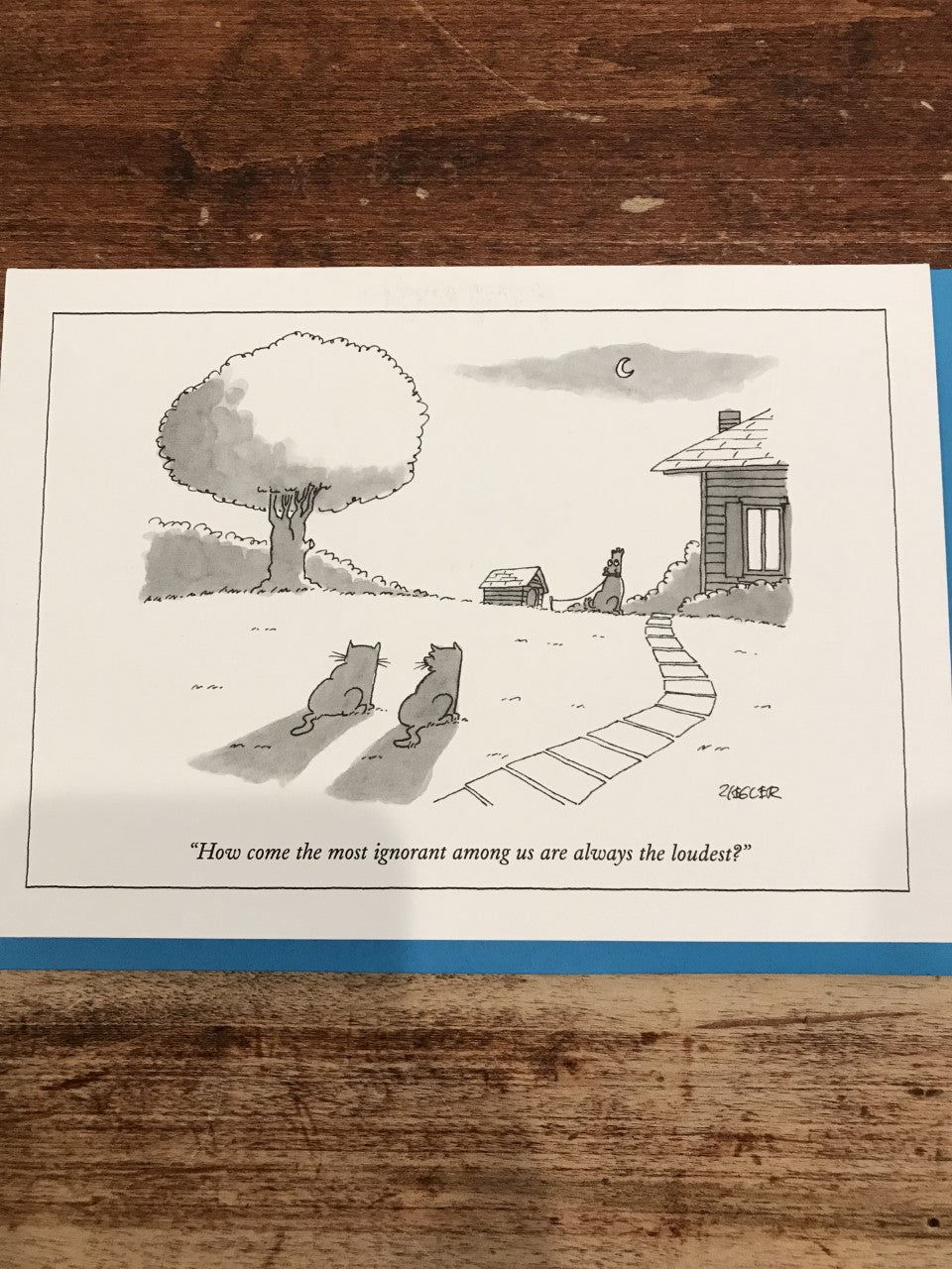 The New Yorker Blank Card-Most Ignorant