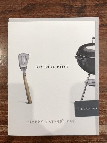 E. Frances Paper Father's Day Card-Hey Grill Heyyy