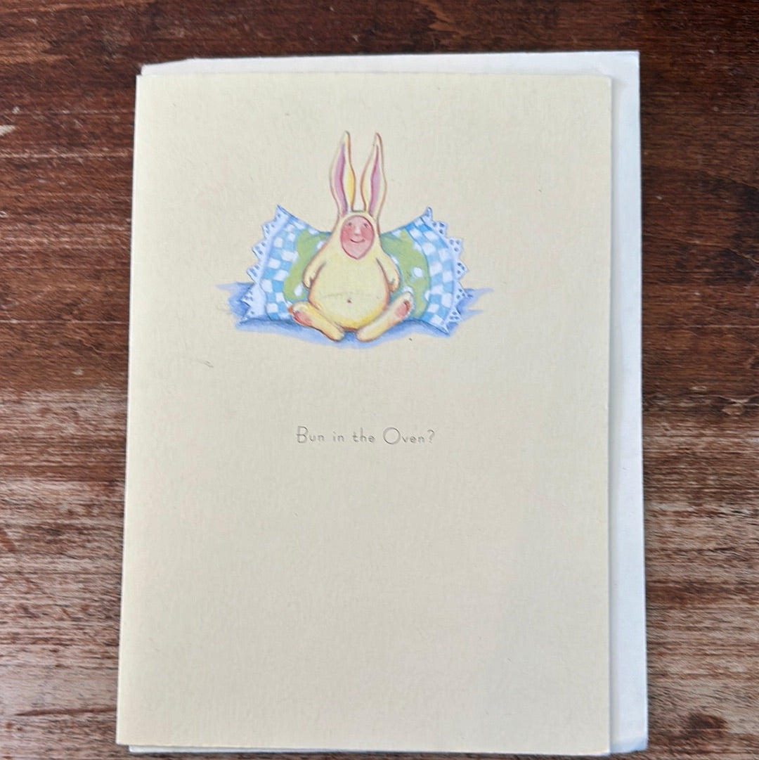 Patience Brewster New Baby Card-Bunny