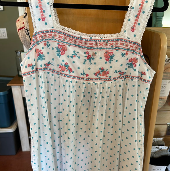 April Cornell Lucy Dot Nightgown