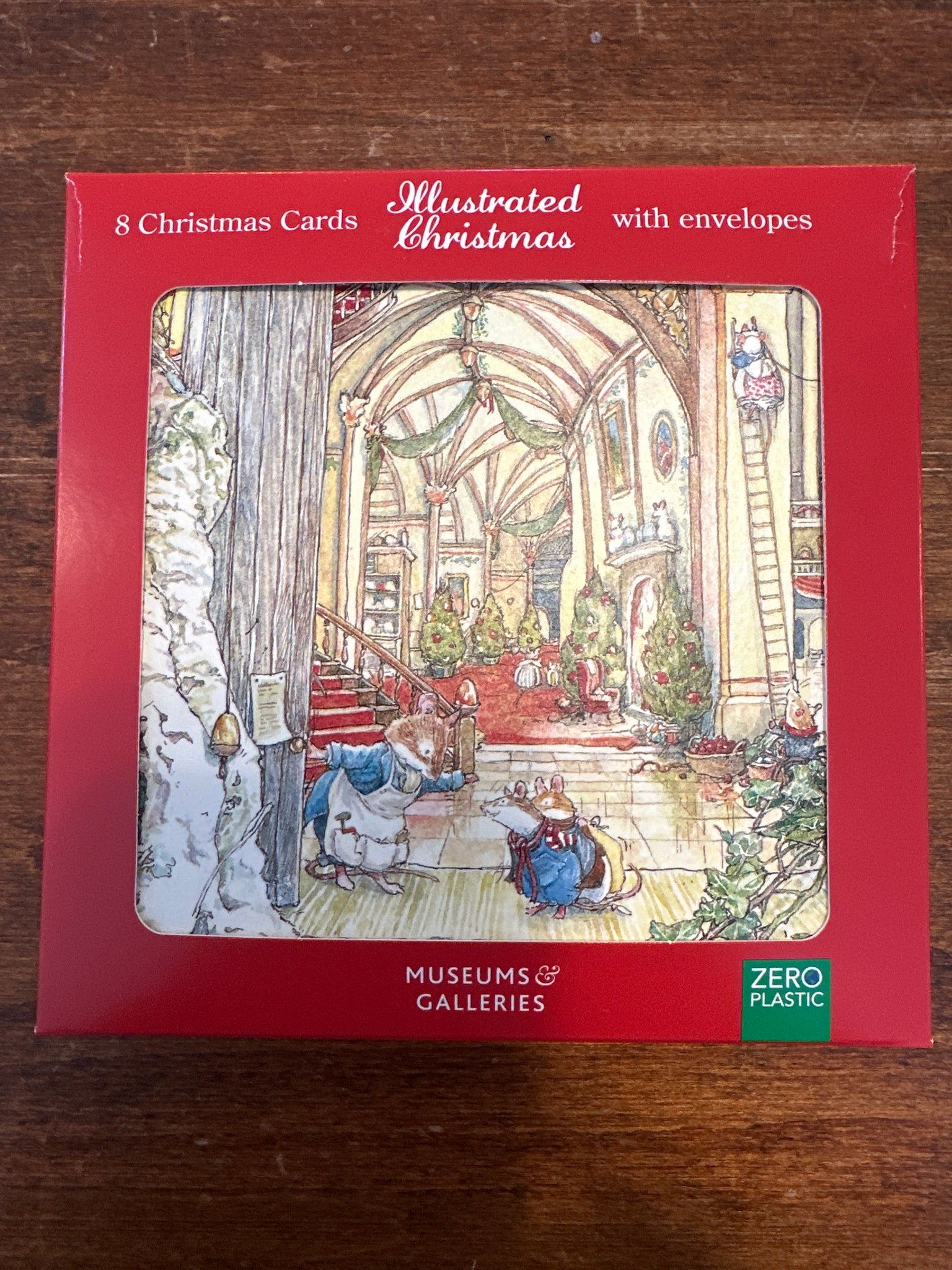 Museums and Galleries Brambly Hedge Holiday Card Box Set-Midwinter Preparations At The Old Oak Palace