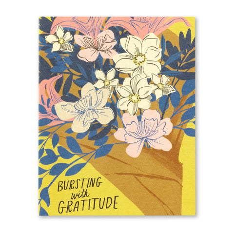 Compendium Thank You Card-Bursting With Gratitude