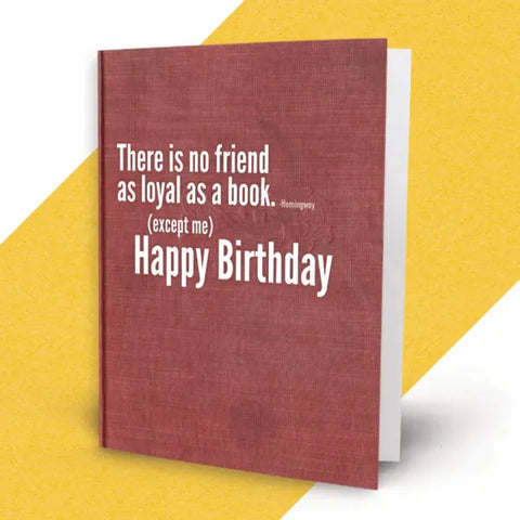 Middle Child Made Birthday Card-Loyal Book
