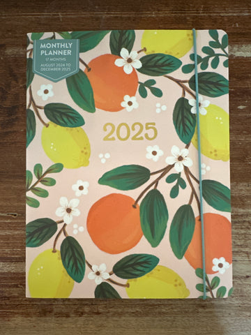 Studio Oh! 2025 Fruit & Flora Just Right Monthly Planner