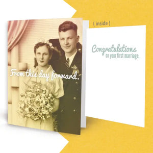 Middle Child Made Wedding Card-First Marriage