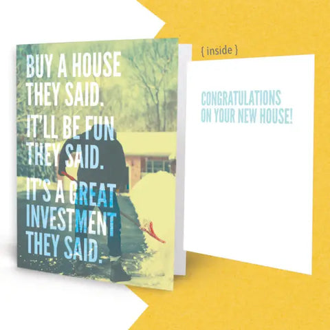 Middle Child Made New Home Card-New House