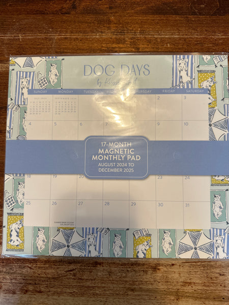 Studio Oh! 2025 Dog Days Magnetic Monthly Pad Calendar