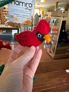 Hamro Village Cardinal Ornament