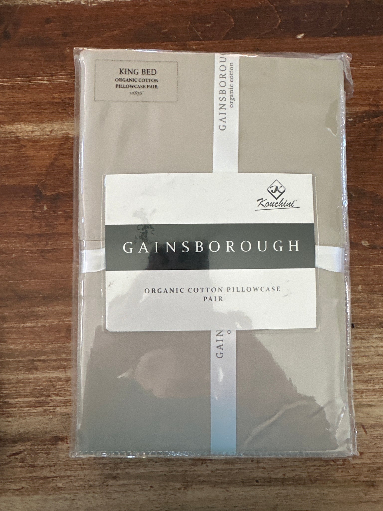 Kouchini Gainsborough Organic Cotton Pillowcase Set-Set of Two