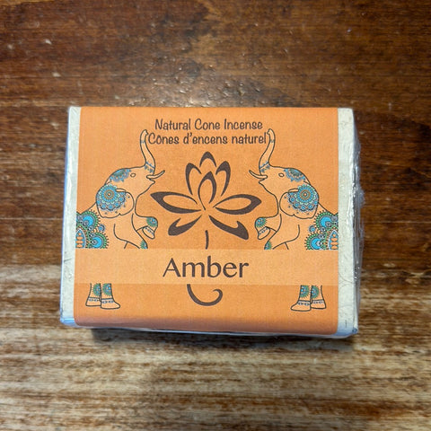 Pure Himalaya Distribution Cone Incense-Amber