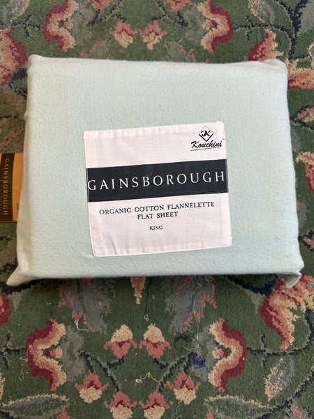 Kouchini Gainsborough Organic Cotton Flannel Flat Sheet