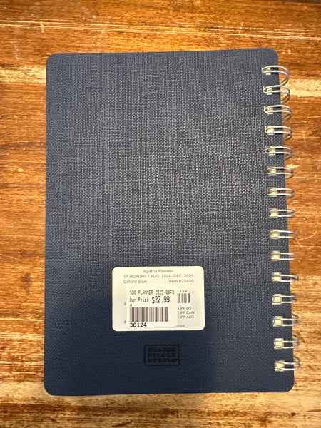 Studio Oh! 2025 Oxford Blue Agatha Planner