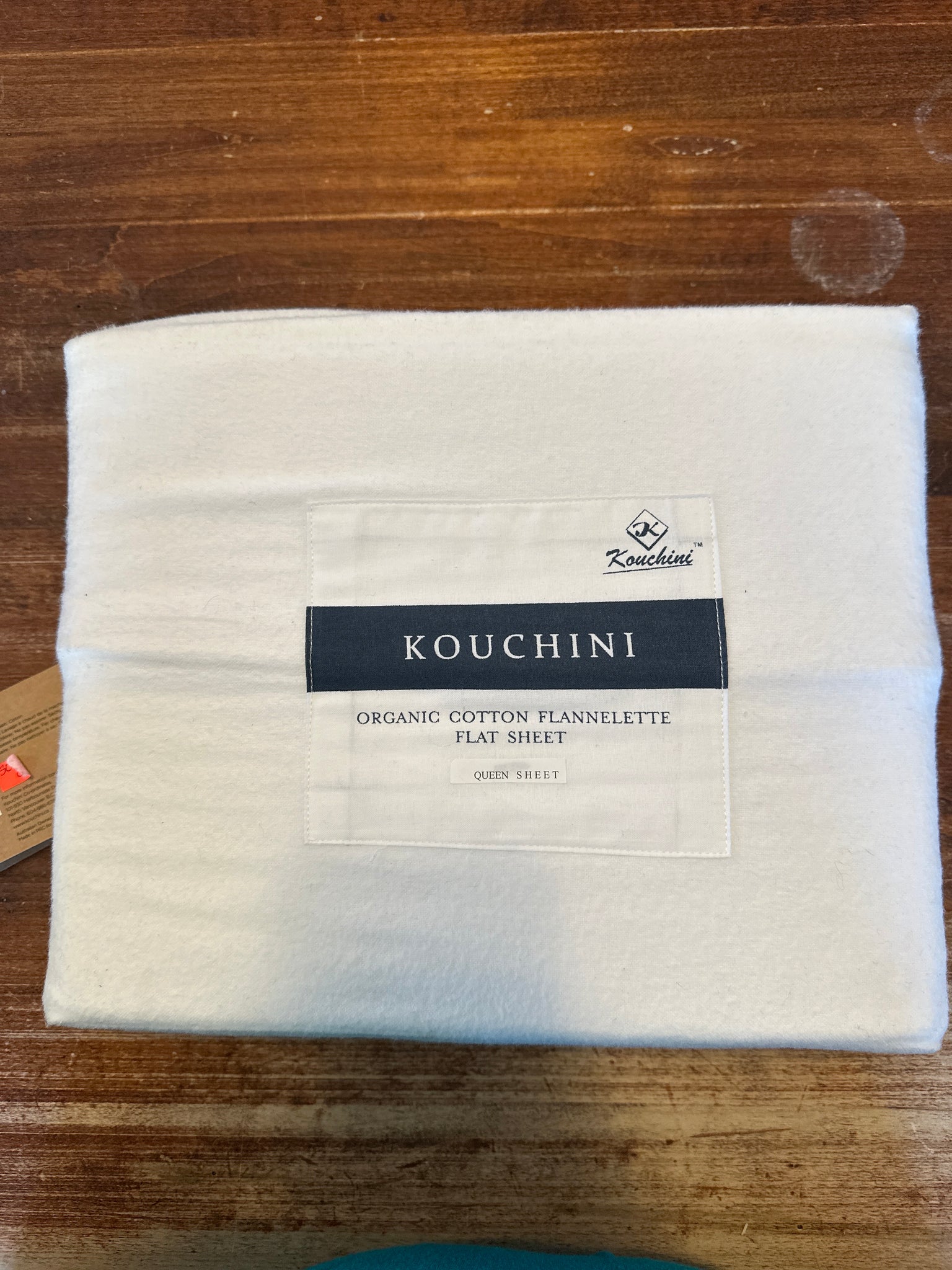 Kouchini Gainsborough Organic Cotton Flannel Flat Sheet