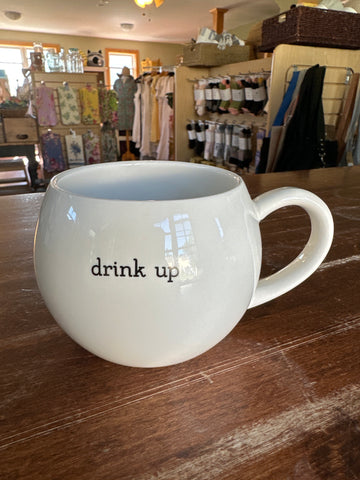 Abbott Drink Up Ceramic Ball Mug