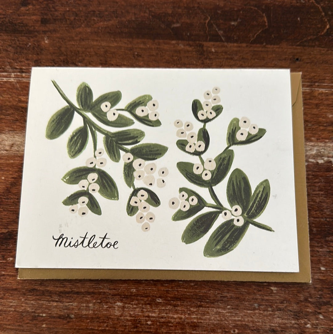Rifle Paper Co. Holiday Card-Mistletoe