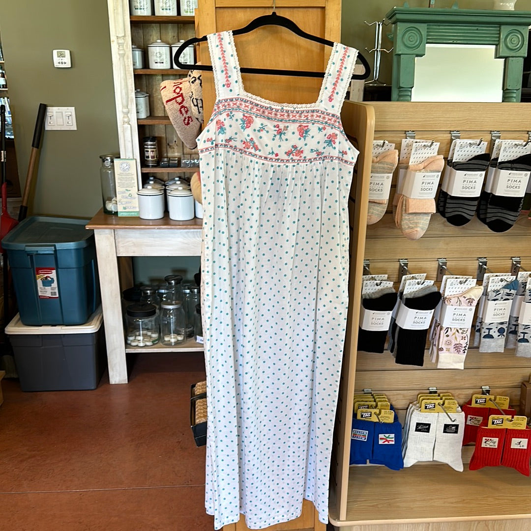 April Cornell Lucy Dot Nightgown