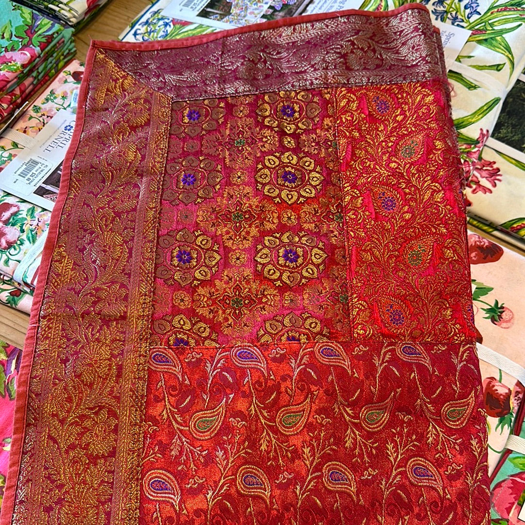 April Cornell Ruby Brocade Tablecloth