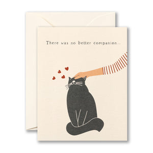 Compendium Pet Sympathy Card-There Was No Better Companion