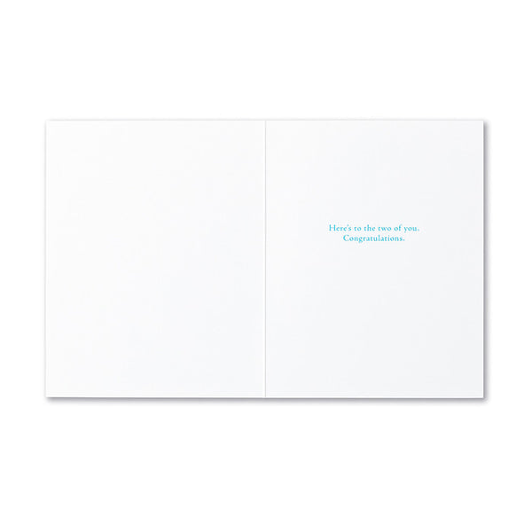 Compendium Wedding Card-May You Be Happy Always