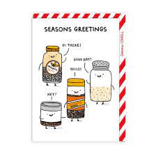Ohh Deer Seasons Greetings Holiday Card