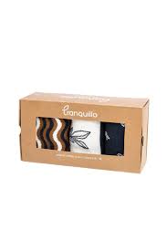 Tranquillo Organic Cotton Fall/Winter Sock Box-Caramel