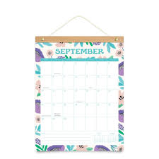 Studio Oh! 2025 Botanical Bliss Bamboo-Hanger Calendar