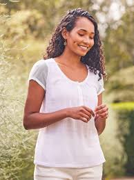 April Cornell Judy Blouse-White