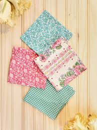 April Cornell Garden Patchwork Napkin Set of 4 -Bright Spring