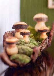 Waldfabrik Wooden Mushroom Decoration
