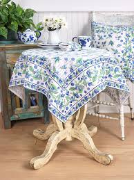 April Cornell Blueberry Tablecloth-Blue