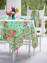 April Cornell Penny's Patio Tablecloth-Aqua