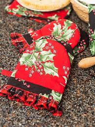 April Cornell Holly Patchwork Mini Mitt Set-Multi