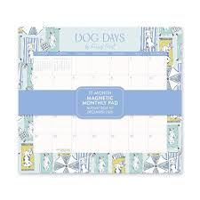 Studio Oh! 2025 Dog Days Magnetic Monthly Pad Calendar