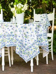 April Cornell Blueberry Tablecloth-Blue