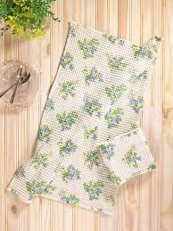 April Cornell Estella Tea Towel-Blue