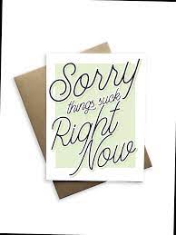 Tiramisu Paperie Empathy Card-Sorry Things Suck Right Now