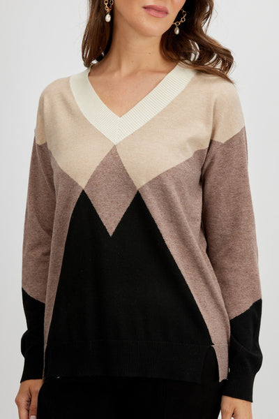 Emproved Sweater-Combo Heather Chestnut
